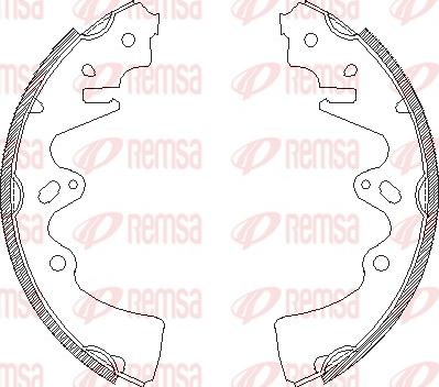 Remsa 4348.00 - Əyləc başlığı, Baraban əyləcləri furqanavto.az
