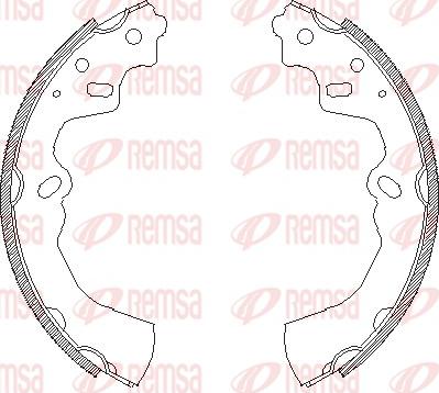 Remsa 4362.00 - Əyləc başlığı, Baraban əyləcləri furqanavto.az