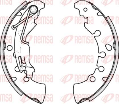 Remsa 4201.00 - Əyləc başlığı, Baraban əyləcləri furqanavto.az