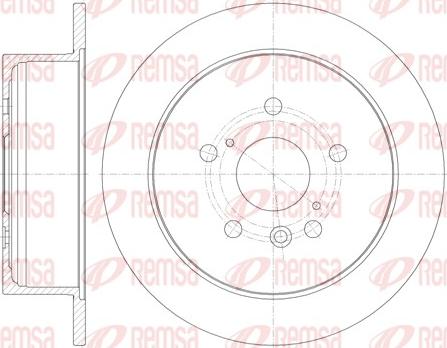 Remsa 6911.00 - Əyləc Diski furqanavto.az