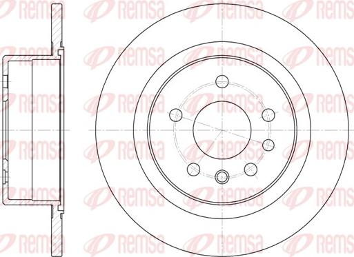 Remsa 6488.00 - Əyləc Diski furqanavto.az