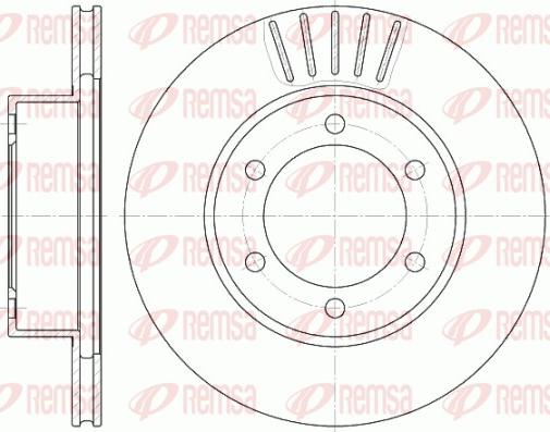 Remsa 6562.10 - Əyləc Diski furqanavto.az