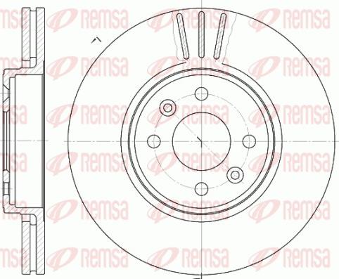 Remsa 6583.10 - Əyləc Diski furqanavto.az