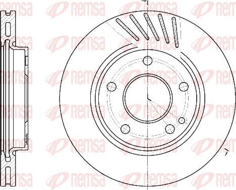 Remsa 6527.10 - Əyləc Diski furqanavto.az