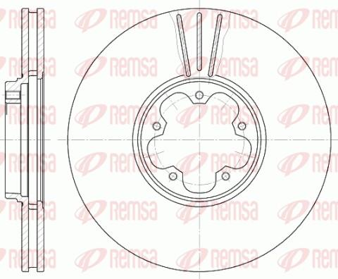 Remsa 6608.10 - Əyləc Diski www.furqanavto.az