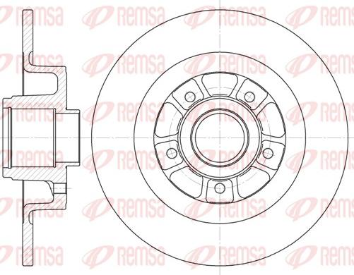 Remsa 6613.00 - Əyləc Diski www.furqanavto.az