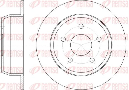 Remsa 6628.00 - Əyləc Diski furqanavto.az