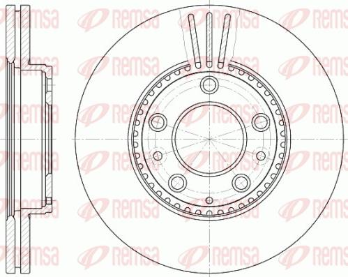 Remsa 6673.10 - Əyləc Diski furqanavto.az