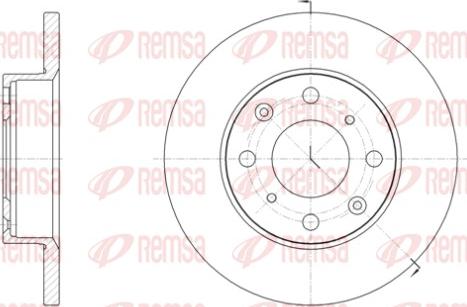 Remsa 6040.00 - Əyləc Diski furqanavto.az