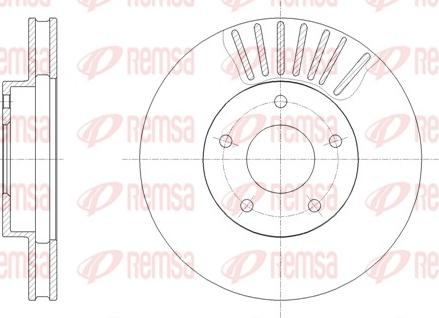 Remsa 61954.10 - Əyləc Diski furqanavto.az