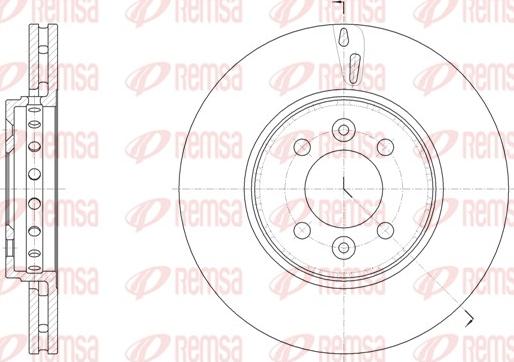 Remsa 61499.10 - Əyləc Diski furqanavto.az