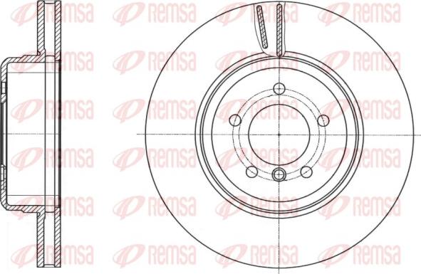 Remsa 61491.10 - Əyləc Diski furqanavto.az