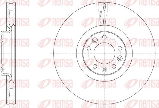 Remsa 61498.10 - Əyləc Diski furqanavto.az