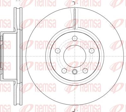 Remsa 61454.10 - Əyləc Diski furqanavto.az