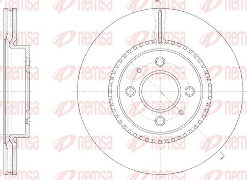 Remsa 61463.10 - Əyləc Diski furqanavto.az