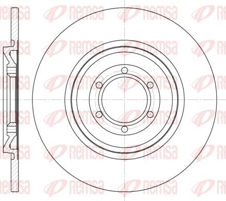 Remsa 6140.00 - Əyləc Diski furqanavto.az