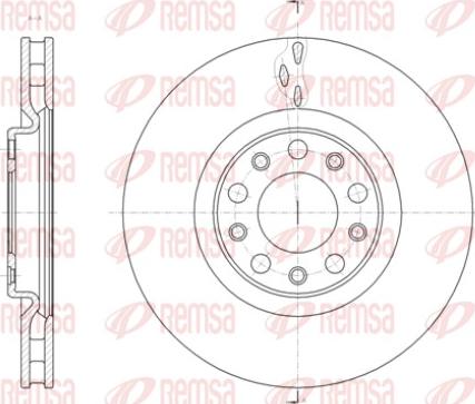 Remsa 61427.10 - Əyləc Diski furqanavto.az