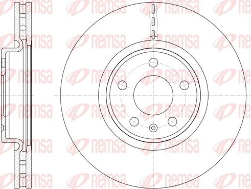 Remsa 61543.10 - Əyləc Diski furqanavto.az