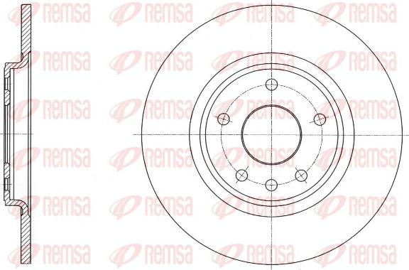 Remsa 61559.00 - Əyləc Diski furqanavto.az