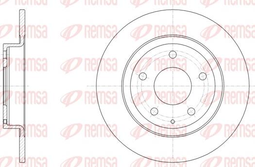 Remsa 61519.00 - Əyləc Diski furqanavto.az