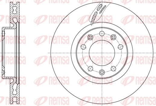 Remsa 61583.10 - Əyləc Diski furqanavto.az