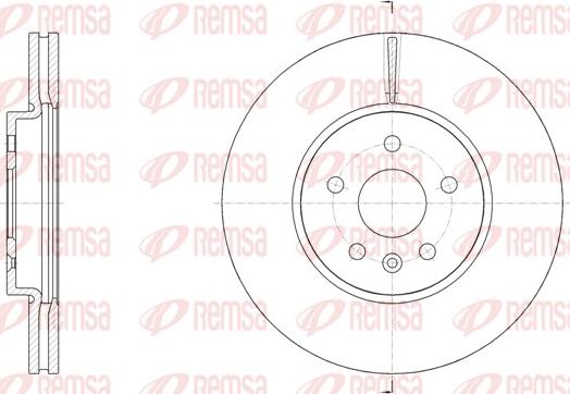 Remsa 61534.10 - Əyləc Diski furqanavto.az