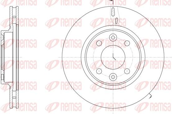 Remsa 61535.10 - Əyləc Diski furqanavto.az