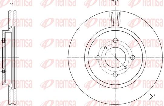 Remsa 61538.10 - Əyləc Diski furqanavto.az