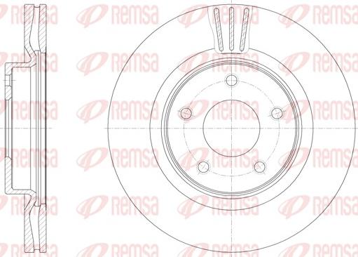 Remsa 61533.10 - Əyləc Diski furqanavto.az