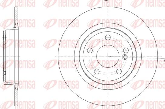 Remsa 61523.00 - Əyləc Diski furqanavto.az