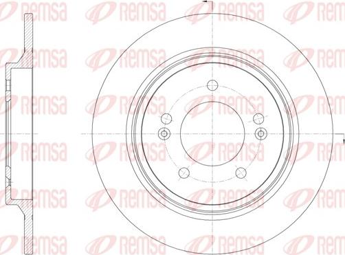 Remsa 61571.00 - Əyləc Diski furqanavto.az