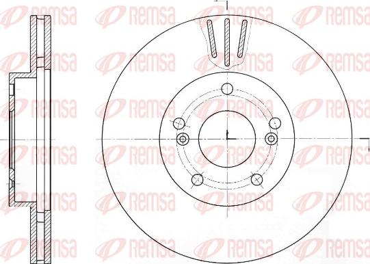 Remsa 61644.10 - Əyləc Diski furqanavto.az