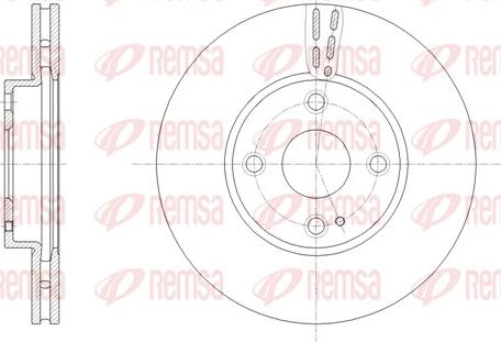 Remsa 61659.10 - Əyləc Diski furqanavto.az