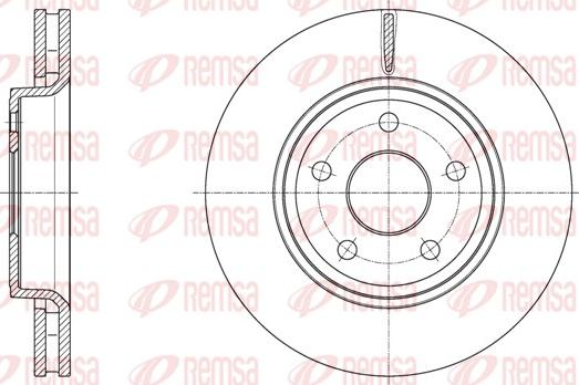 Remsa 61668.10 - Əyləc Diski furqanavto.az