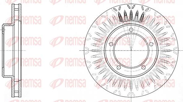 Remsa 61687.10 - Əyləc Diski furqanavto.az