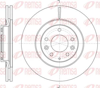 Remsa 61638.10 - Əyləc Diski furqanavto.az