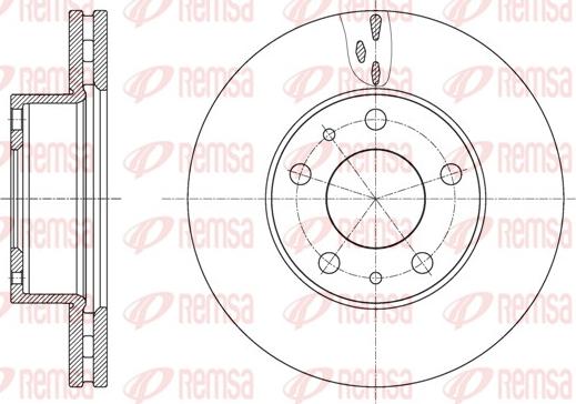 Remsa 61637.10 - Əyləc Diski furqanavto.az