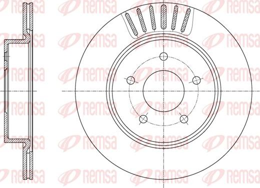 Remsa 61623.10 - Əyləc Diski furqanavto.az