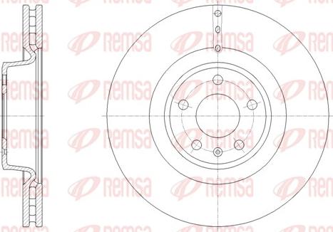 Remsa 61670.10 - Əyləc Diski furqanavto.az