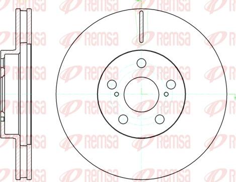 Remsa 61093.10 - Əyləc Diski furqanavto.az