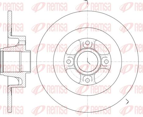 Remsa 61047.00 - Əyləc Diski furqanavto.az