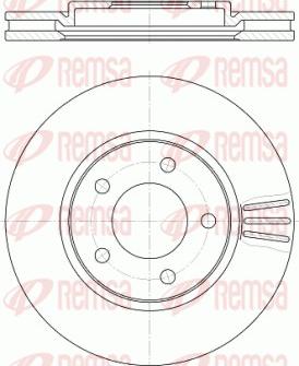 Remsa 61047.10 - Əyləc Diski furqanavto.az