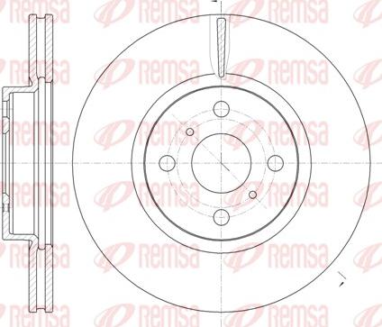 Remsa 61006.10 - Əyləc Diski furqanavto.az