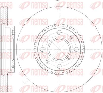 Remsa 61002.10 - Əyləc Diski furqanavto.az