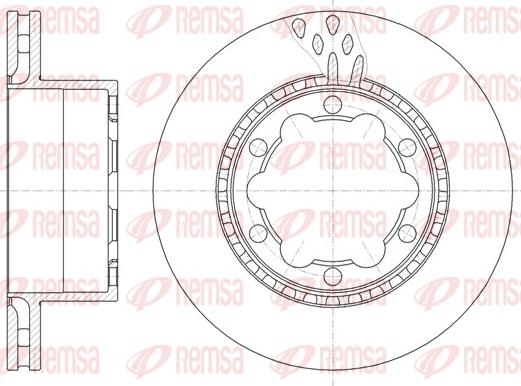 Remsa 61036.10 - Əyləc Diski furqanavto.az