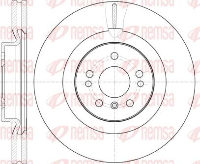 Remsa 61030.10 - Əyləc Diski furqanavto.az