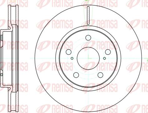 Remsa 61076.10 - Əyləc Diski furqanavto.az