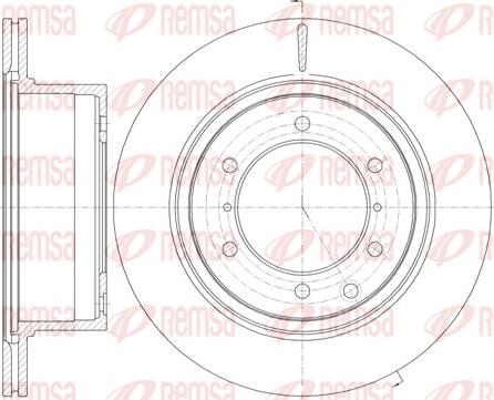 Remsa 61159.10 - Əyləc Diski furqanavto.az