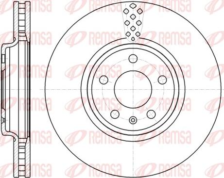 Remsa 61110.10 - Əyləc Diski furqanavto.az