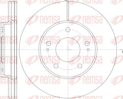 Remsa 61130.10 - Əyləc Diski furqanavto.az